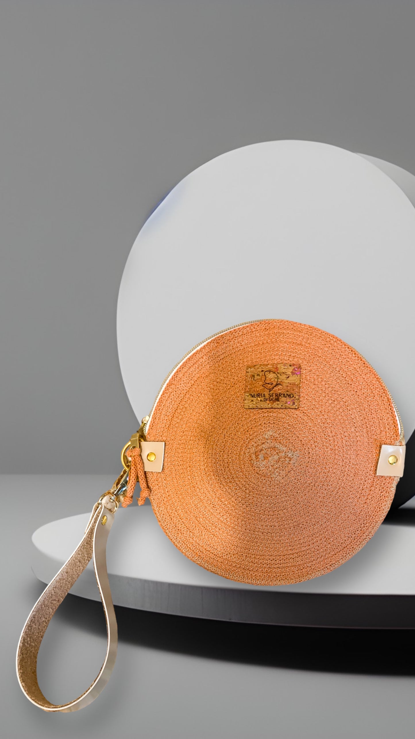 Irene circle wristlet