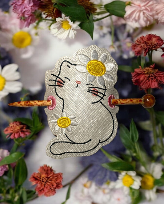 Floral Cat Hair Holder