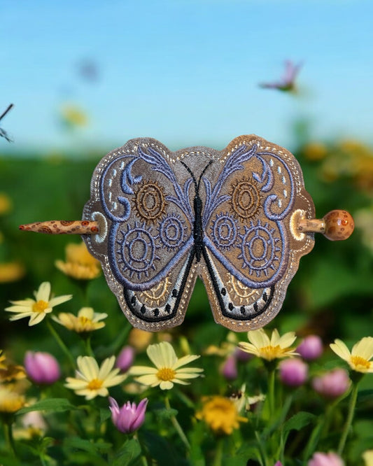 Steampunk Butterfly Hair Holder