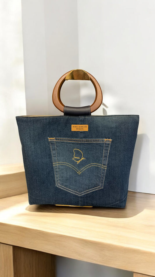 Denim Breeze Tote