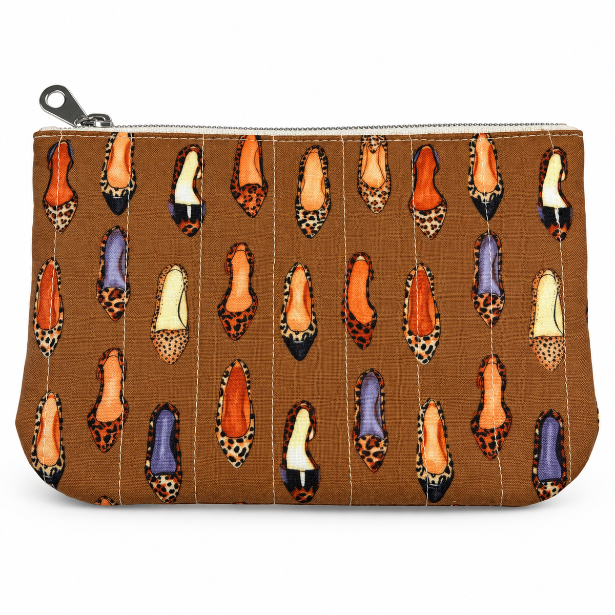 Sole Chic - Quilted Zipper Pouch medium
