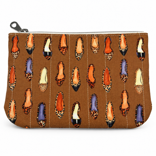 Sole Chic - Quilted Zipper Pouch medium