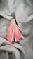 Sari silk ribbon bag charm